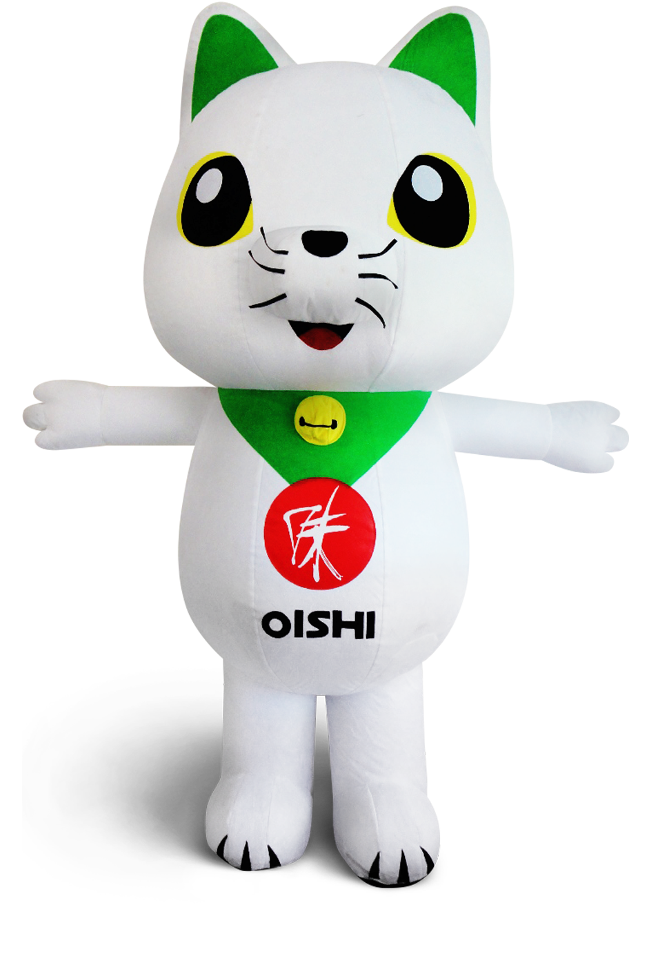 custom made maskot malaysia oishi cat hola mascot